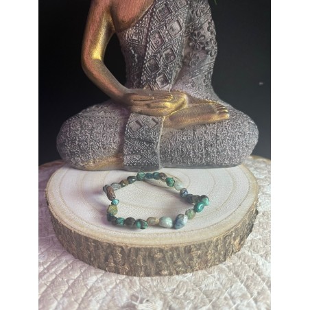 PULSERA AZURITA CON MALAQUITA