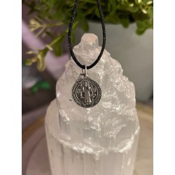 COLGANTE SAN BENITO EN PLATA DE LEY 925 EVENJECIDA
