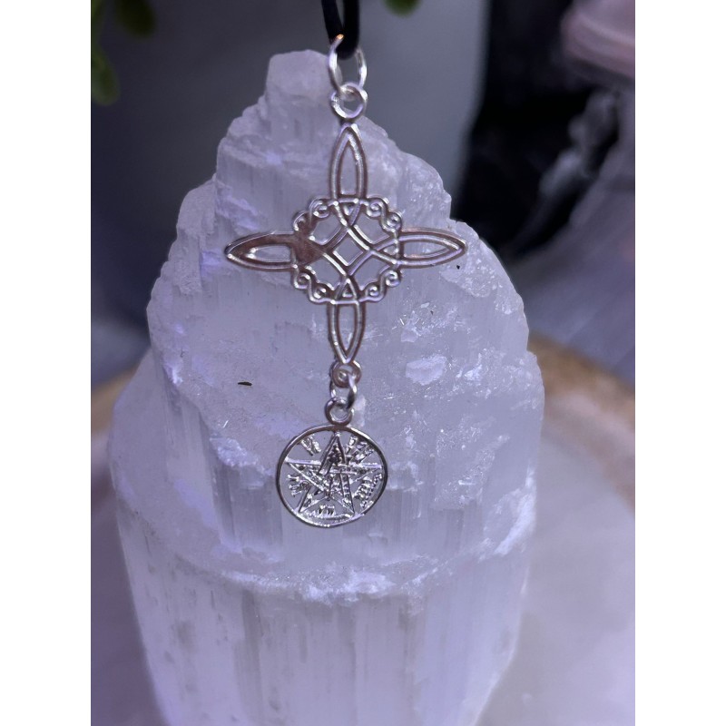 COLGANTE DOBLE PROTECCIÓN EN PLATA DE LEY 925