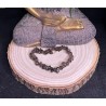 PULSERA CHIPS CUARZO AHUMADO