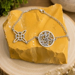 Pulsera Doble Protección de Acero Inoxidable