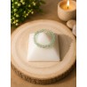Anillo de aventurina verde con goma ajustable