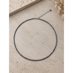 Gargantilla de Terahercio de 2 mm, 40–45 cm, con Cierre de Acero Inoxidable Hipoalergénico