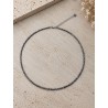 Gargantilla de Terahercio de 2 mm, 40–45 cm, con Cierre de Acero Inoxidable Hipoalergénico