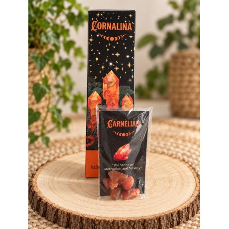 Incienso de minerales ritualizados cornalina
