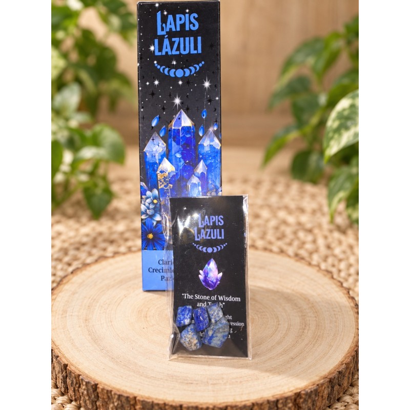 Incienso de minerales ritualizados lapislázuli