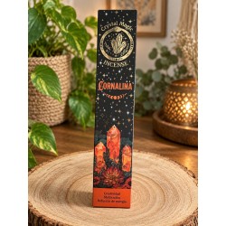 Incienso de minerales ritualizados cornalina