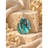 Colgante de abalone con plata de ley 925