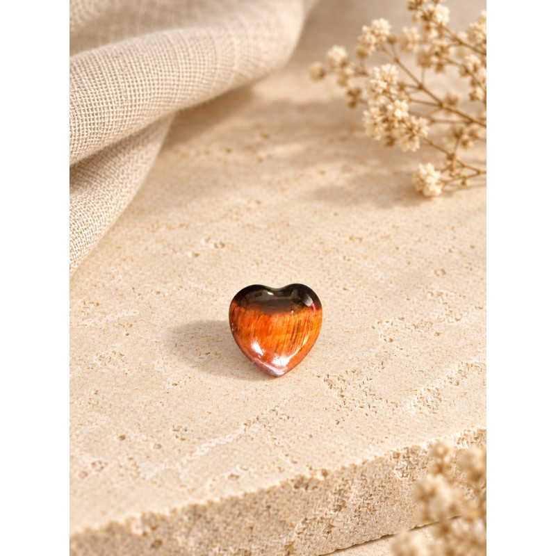 Corazón mini de ojo de tigre