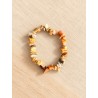 Pulsera chips de ágata loca elástica