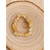 Pulsera chips de citrino elástica