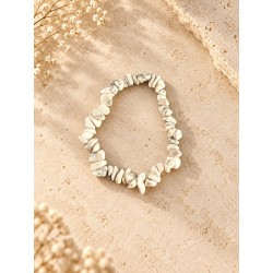Pulsera chips de howita elástica